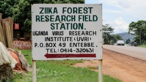 Luganda Language sign for the Zika (Ziika) Forest in Uganda