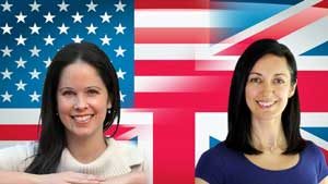 British vs American English - British and American Women