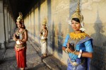 Khmer New Year - 3 Women in Traditional Dress