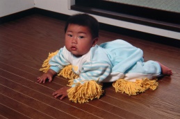 Chindogu Inventions - Baby Mop Onesie