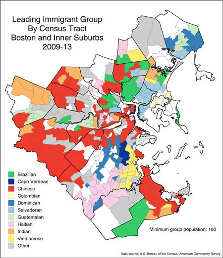 Food Insecurity in the US - Boston Census Track Immigrants
