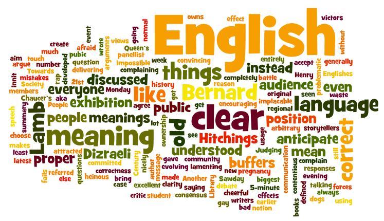 Euro English - English Word Cloud