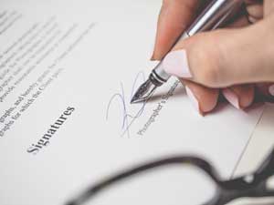 Patent Translation - Person Signing Document