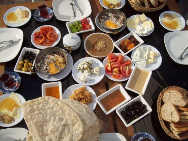 Azerbaijani breakfast