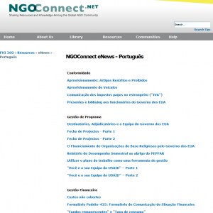 eNews Translaton Portuguese