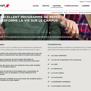 Aramark Website In French 2
