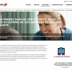 Aramark Website In French 4