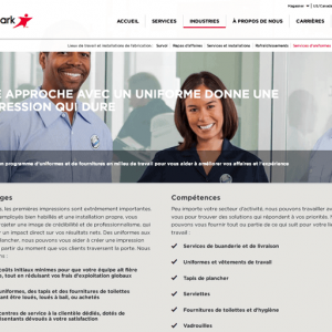 Aramark Website In French 7