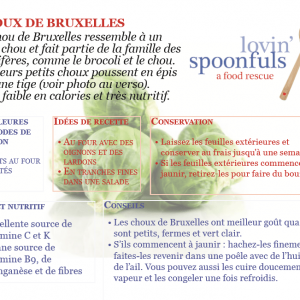 Recipes Translation - Brussel Sprouts French
