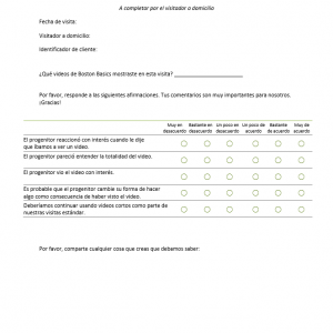BB Questionnaire 1