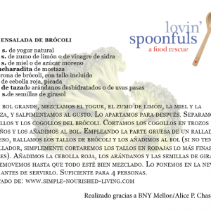 Recipes Translation - Broccoli Spanish