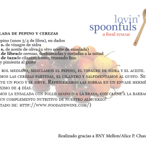 Recipes Translation - Cherry Spanish