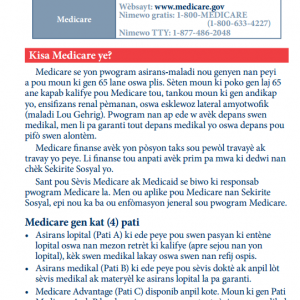 Social Security Information Translation - Haitian Creole
