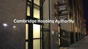 Community Language Services - Cambridge Housing Authority Written Over Storefront