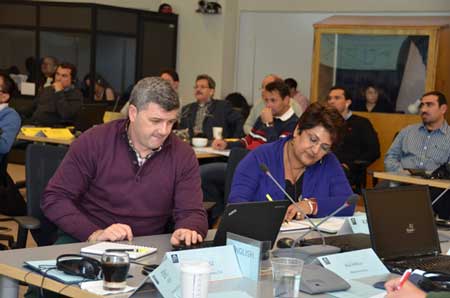 Interpreting for International Conferences - Two GEA Participants Working on Activity
