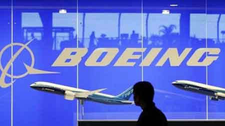 English to Simplified Chinese Translation - Boeing Name over Picture of Planes