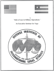Rule of Law in Military Operations - An Executive Seminar for Togo  Copy